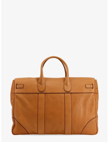 Brunello Cucinelli Brown Calf Leather Bos Taurus Luggage And Travel