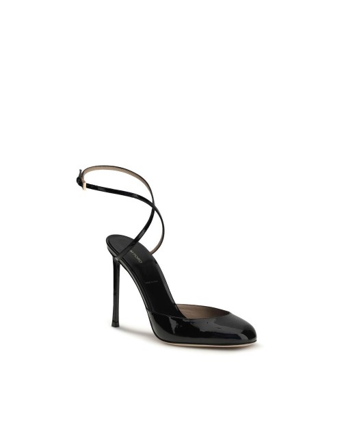 Tom Ford Black Calf Leather Bos Taurus High Heael Pumps