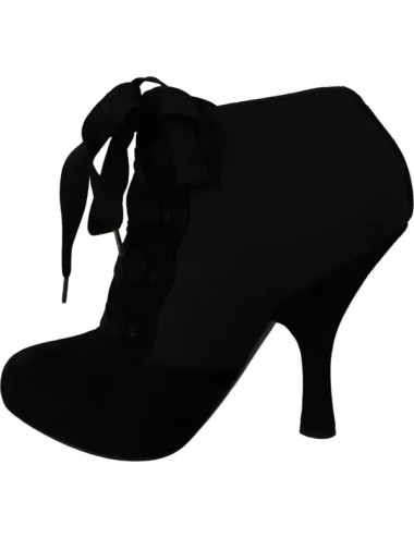 BOTTINES EXTENSIBLES EN DAIM NOIR
