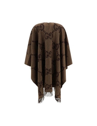 Cape réversible en cachemire jumbo GG