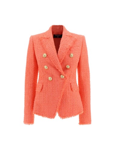 Blazer Orange Femme  -BALMAIN