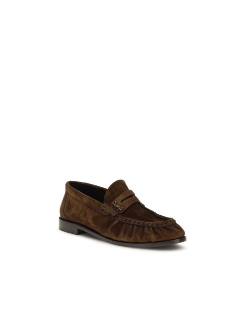 Mocassins cuir brun Bos Taurus – Luxe italien slip-on élégant