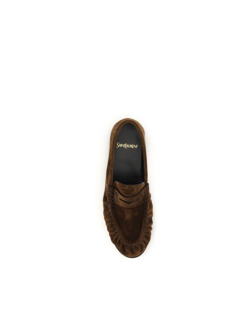 Mocassins cuir brun Bos Taurus – Luxe italien slip-on élégant