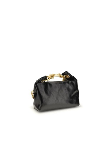 Sac bandoulière Balmain Bos Taurus en cuir de veau noir