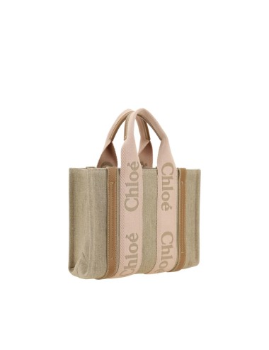 Sac à main Chloé en lin beige