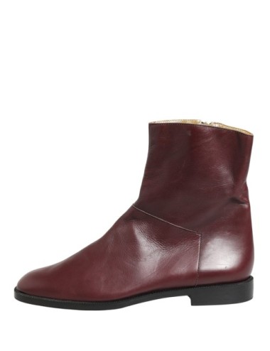 DOLCE & GABBANA BOTTINES CUIR MARRON