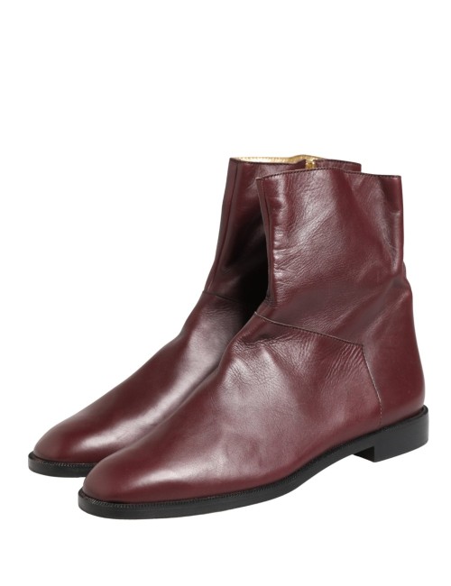 DOLCE & GABBANA BOTTINES CUIR MARRON