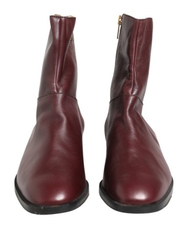 Bottines Dolce & Gabbana cuir marron élégantes made in Italy - Paloma Private Club