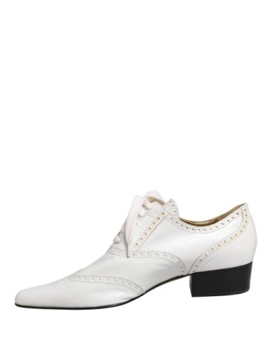 DOLCE & GABBANA OXFORD BROGUE CUIR BLANC