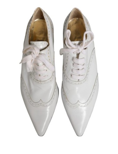 Dolce & Gabbana Oxford brogue Dolce & Gabbana cuir blanc- Paloma Private Club