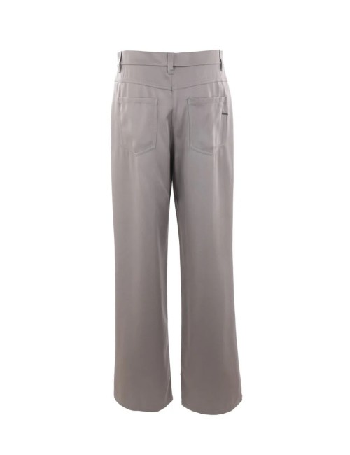 Brunello Cucinelli Gray Acetate Casual Pants