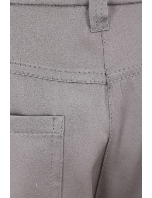 Brunello Cucinelli Gray Acetate Casual Pants