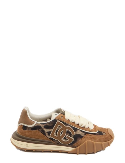 DOLCE & GABBANA DG ATHLETIC BASKETS TISSU TECHNIQUE MULTICOLORE