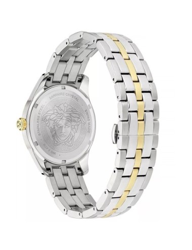 Versace Gray Stainless Steel Dress Watch