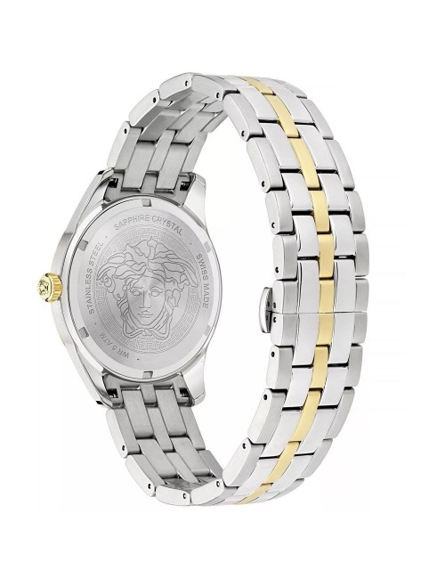 Versace Gray Stainless Steel Dress Watch
