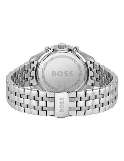 Hugo Boss Gray Stainless Steel Dress Watch