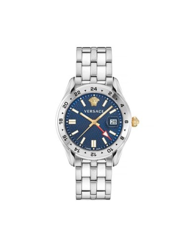 Versace Gray Stainless Steel Dress Watch