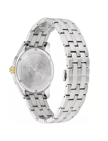 Versace Gray Stainless Steel Dress Watch