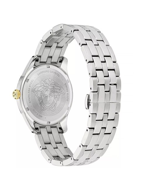 Versace Gray Stainless Steel Dress Watch