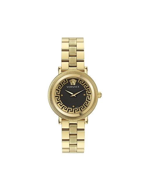 Versace Gold Stainless Steel Dress Watch