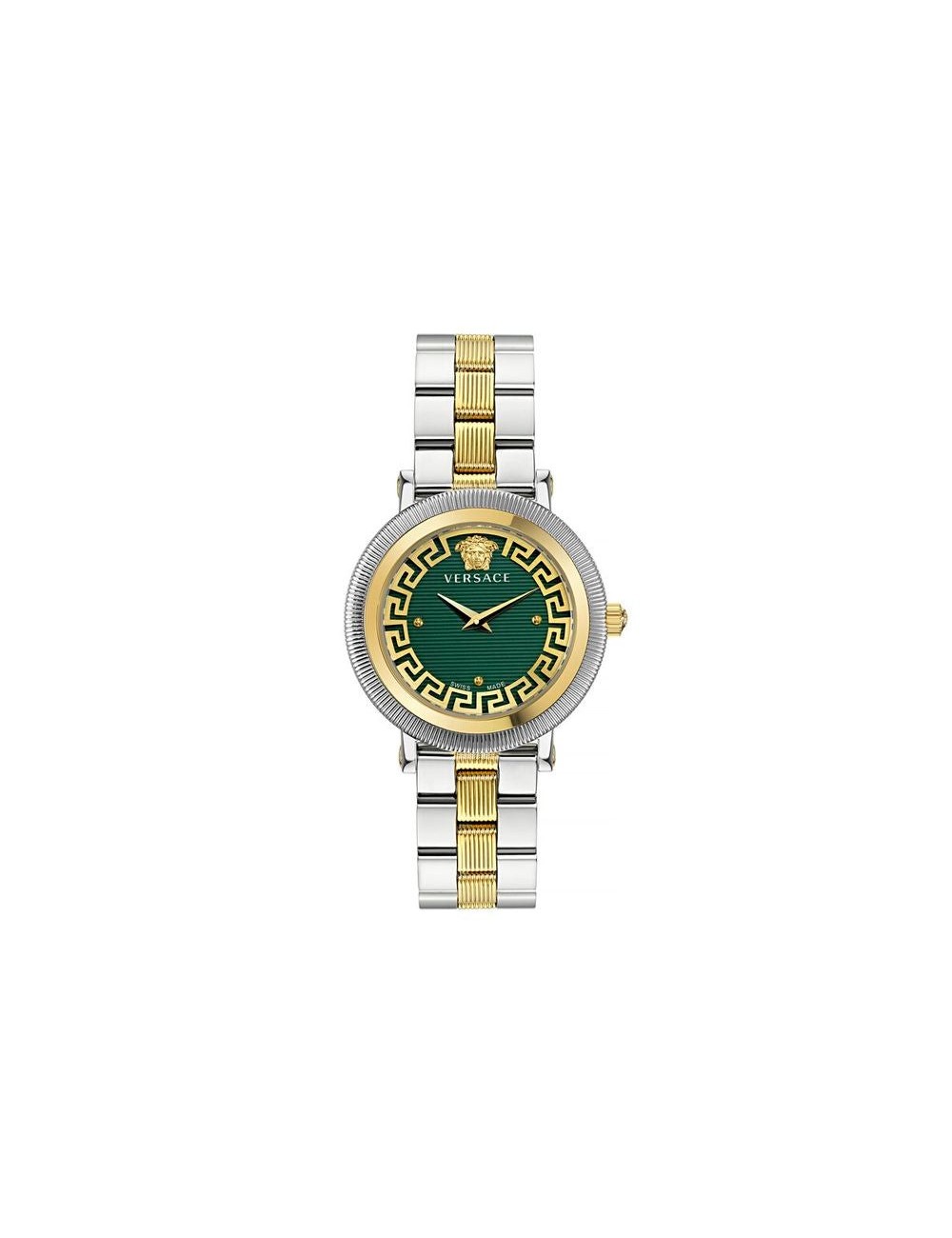 Versace Gray Stainless Steel Dress Watch