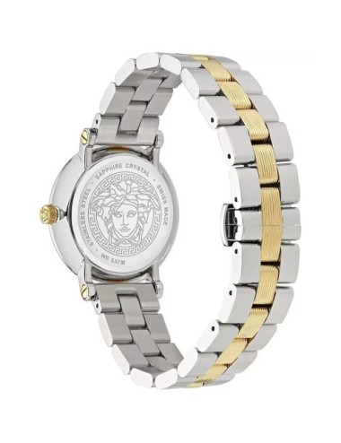 Versace Gray Stainless Steel Dress Watch