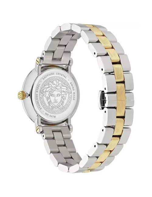 Versace Gray Stainless Steel Dress Watch