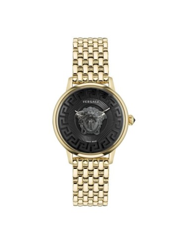 Versace Gold Stainless Steel Dress Watch