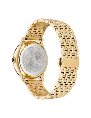 Versace Gold Stainless Steel Dress Watch
