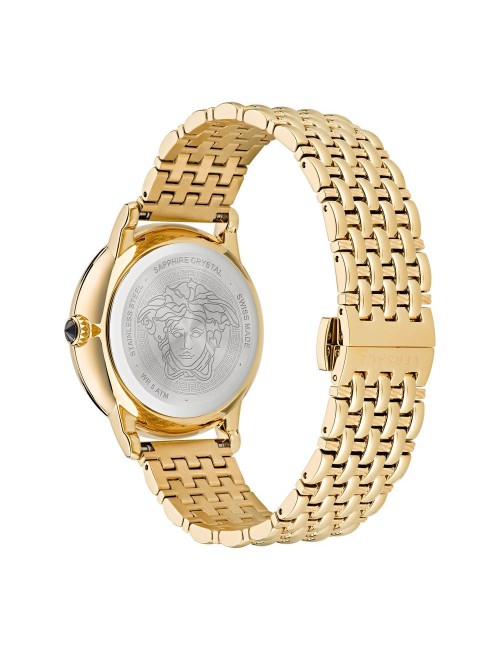 Versace Gold Stainless Steel Dress Watch