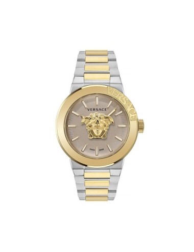 Versace Gold Stainless Steel Dress Watch