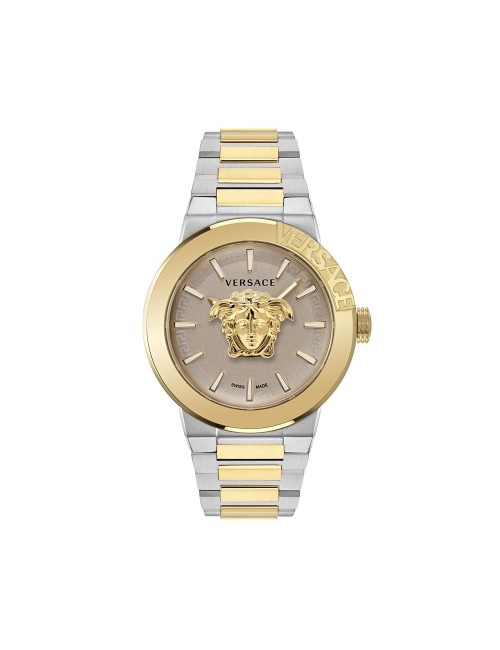 Versace Gold Stainless Steel Dress Watch