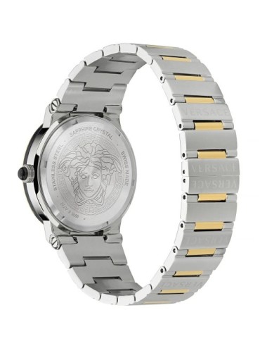 Versace Gray Stainless Steel Dress Watch