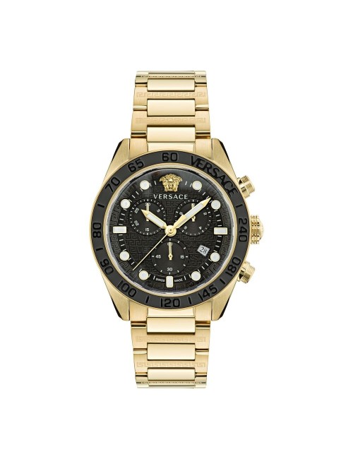 Versace Gold Stainless Steel Dress Watch