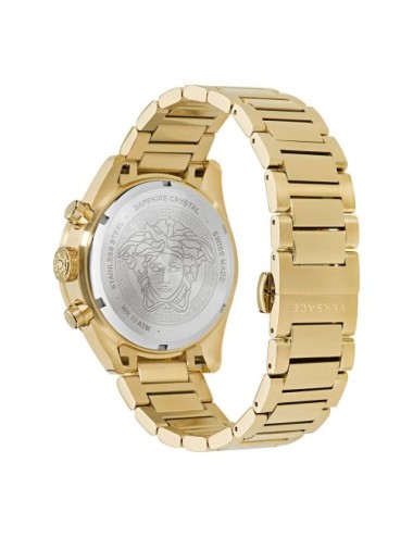 Versace Gold Stainless Steel Dress Watch