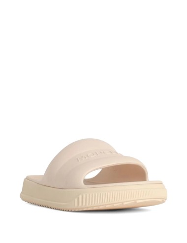 MONCLER ALTIVE SANDALES CAOUTCHOUC BEIGE