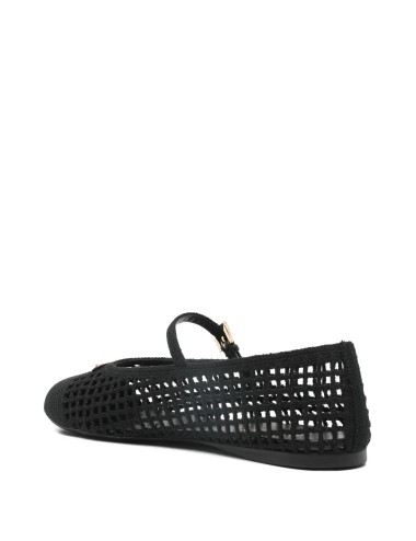 PRADA BALLERINES CROCHET AJOURÉES NOIRES