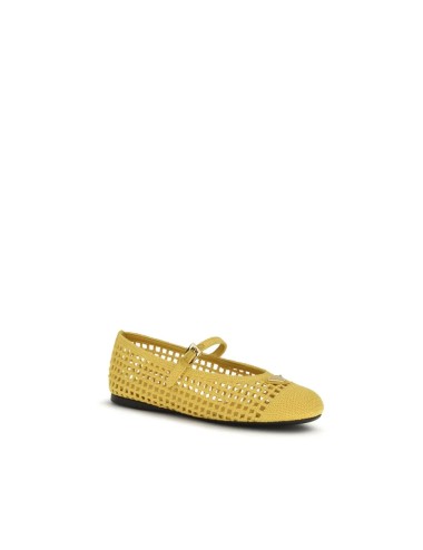 PRADA BALLERINES CROCHET BICOLORE COTON