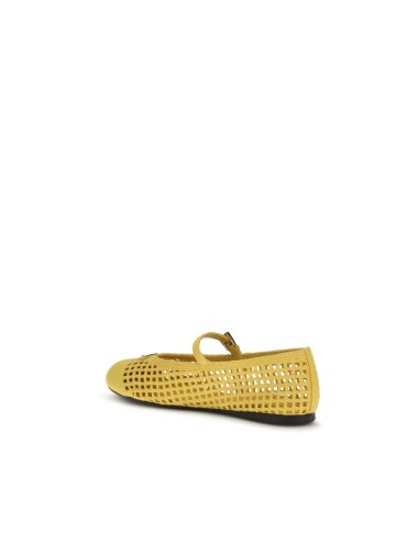 PRADA BALLERINES CROCHET BICOLORE COTON