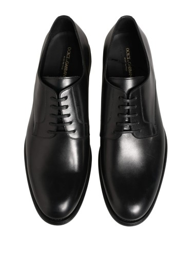 Derby Dolce & Gabbana cuir noir – Chaussures luxe homme élégantes