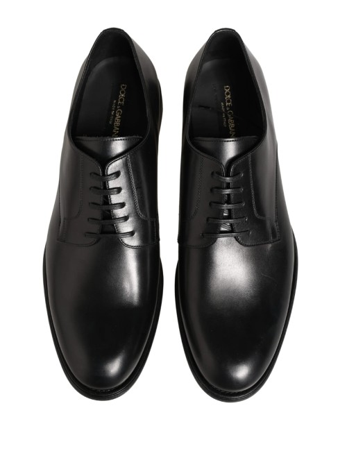 Derby Dolce & Gabbana cuir noir – Chaussures luxe homme élégantes