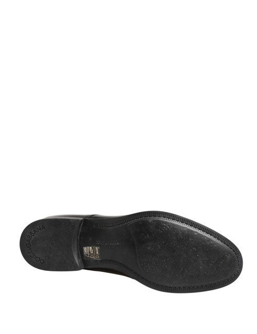 Derby Dolce & Gabbana cuir noir – Chaussures luxe homme élégantes