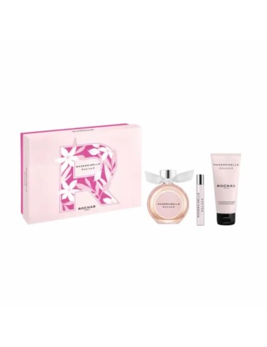 Rochas Mademoiselle Rochas Eau De Parfum Vaporisateur 90ml Coffret 3 Produits