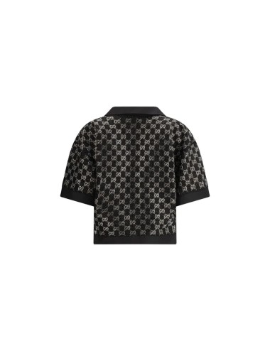 Chemise en viscose noire Gucci