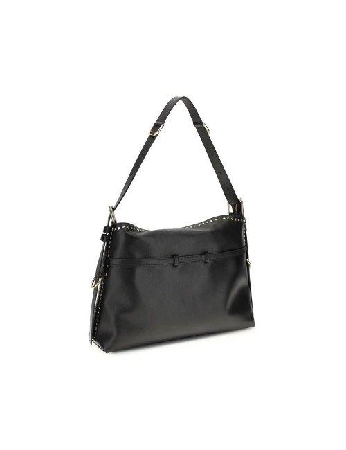 Sac Voyou Large — Cuir de Veau Brillant Noir — Givenchy
