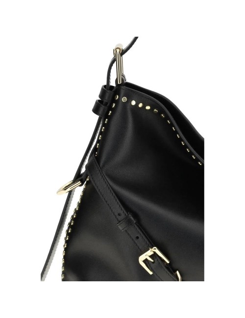 Sac Voyou Large — Cuir de Veau Brillant Noir — Givenchy