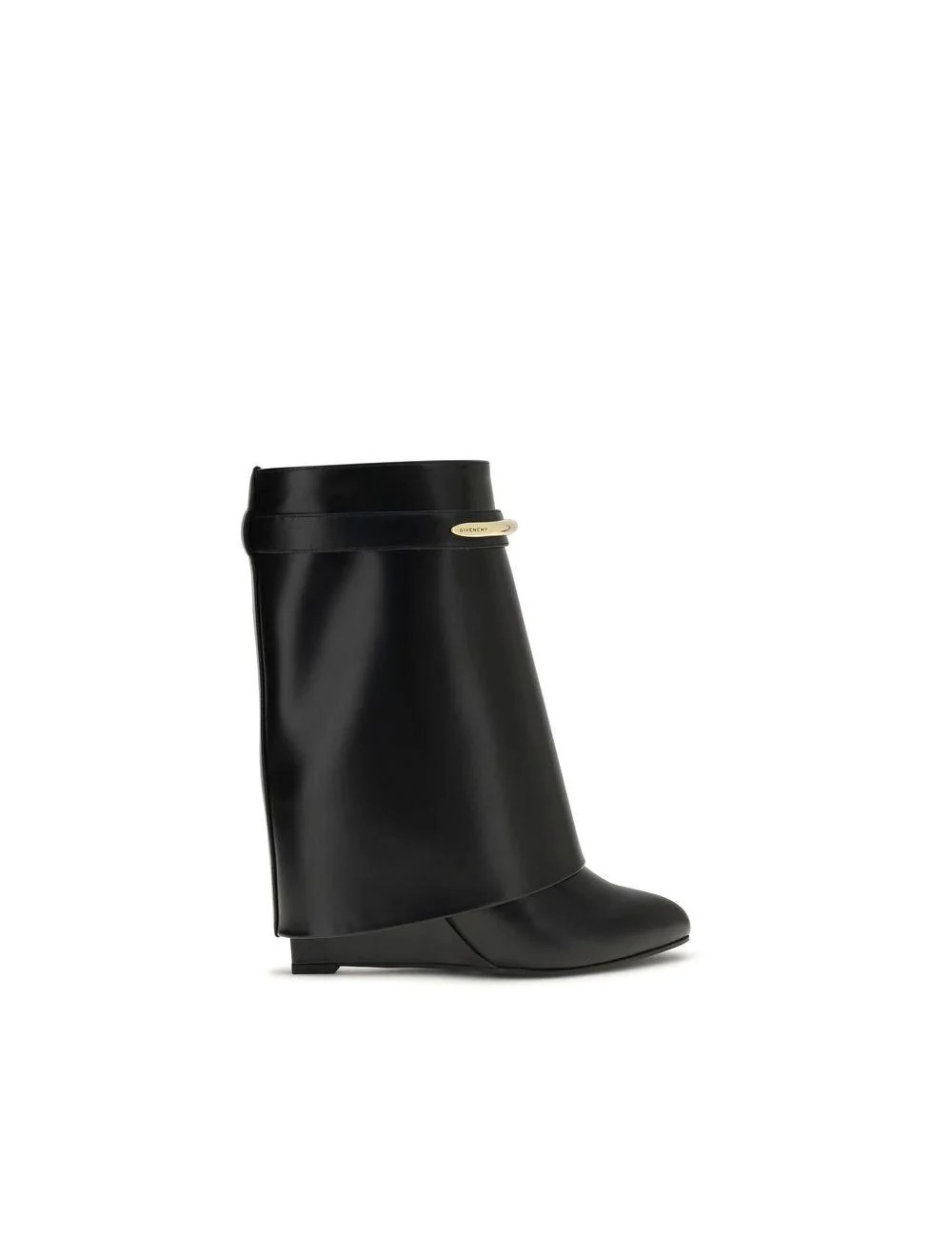 Bottines Shark Cuir de Veau Noir — Givenchy SS26