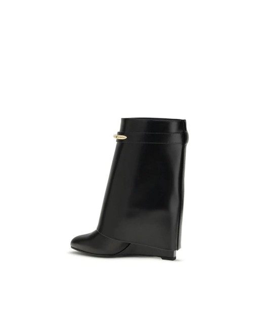 Bottines Shark Cuir de Veau Noir — Givenchy SS26