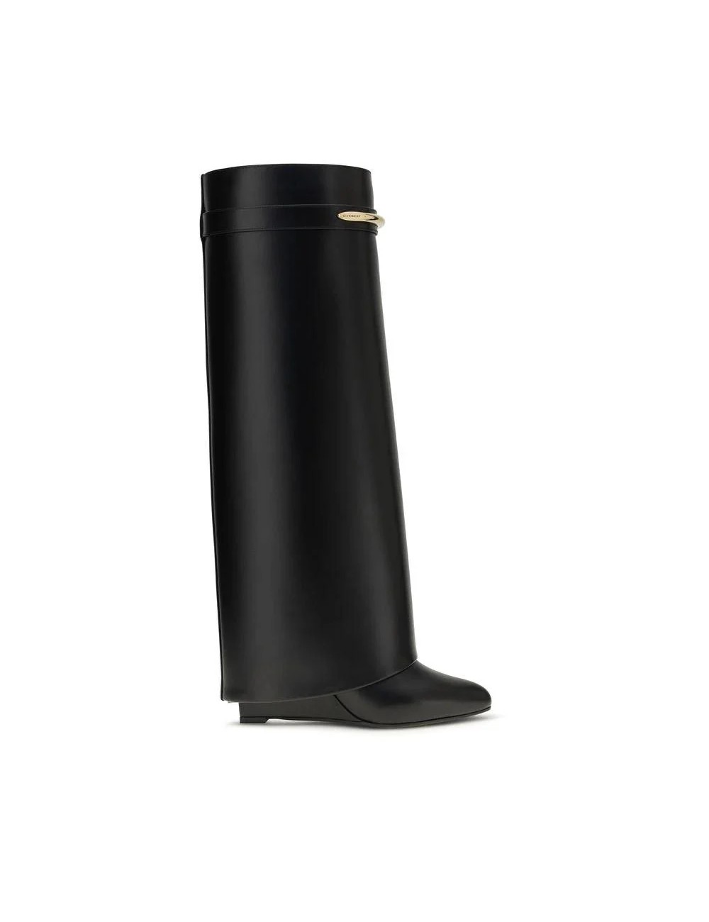 Givenchy – Boots Shark Cuir Veau Noir | Bottes Luxe Femme