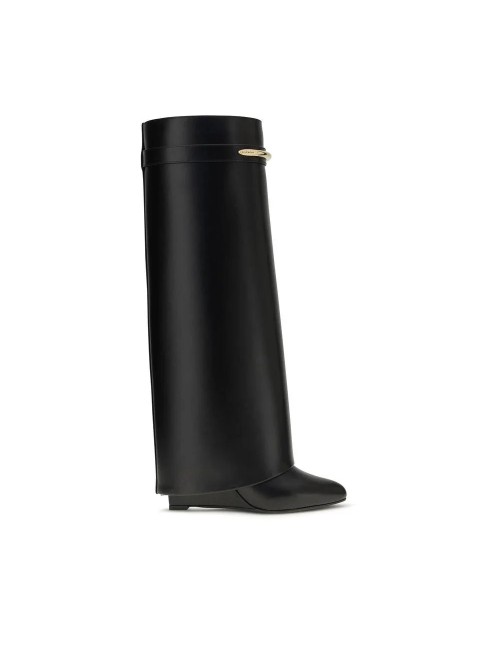Givenchy – Boots Shark Cuir Veau Noir | Bottes Luxe Femme